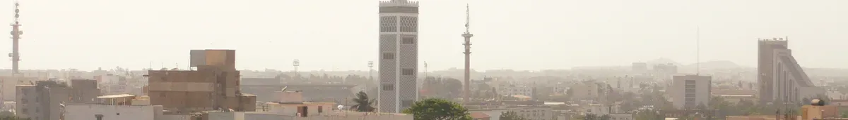 منظر بانورامي لأفق مدينة داكار في السنغال